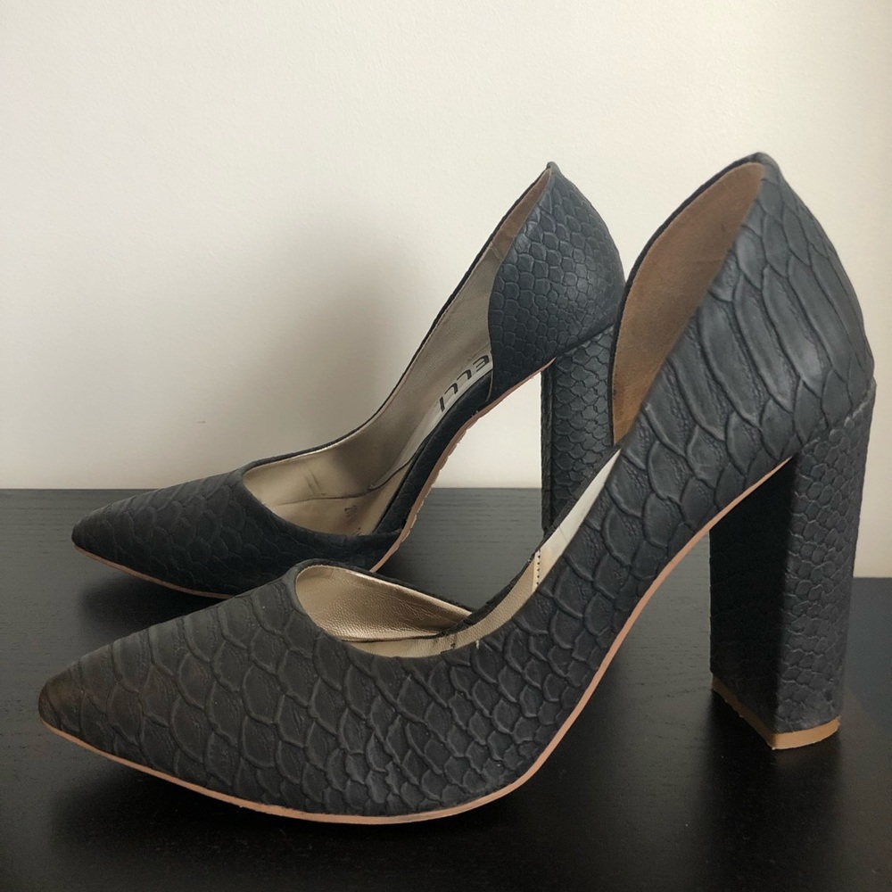 Black high heels